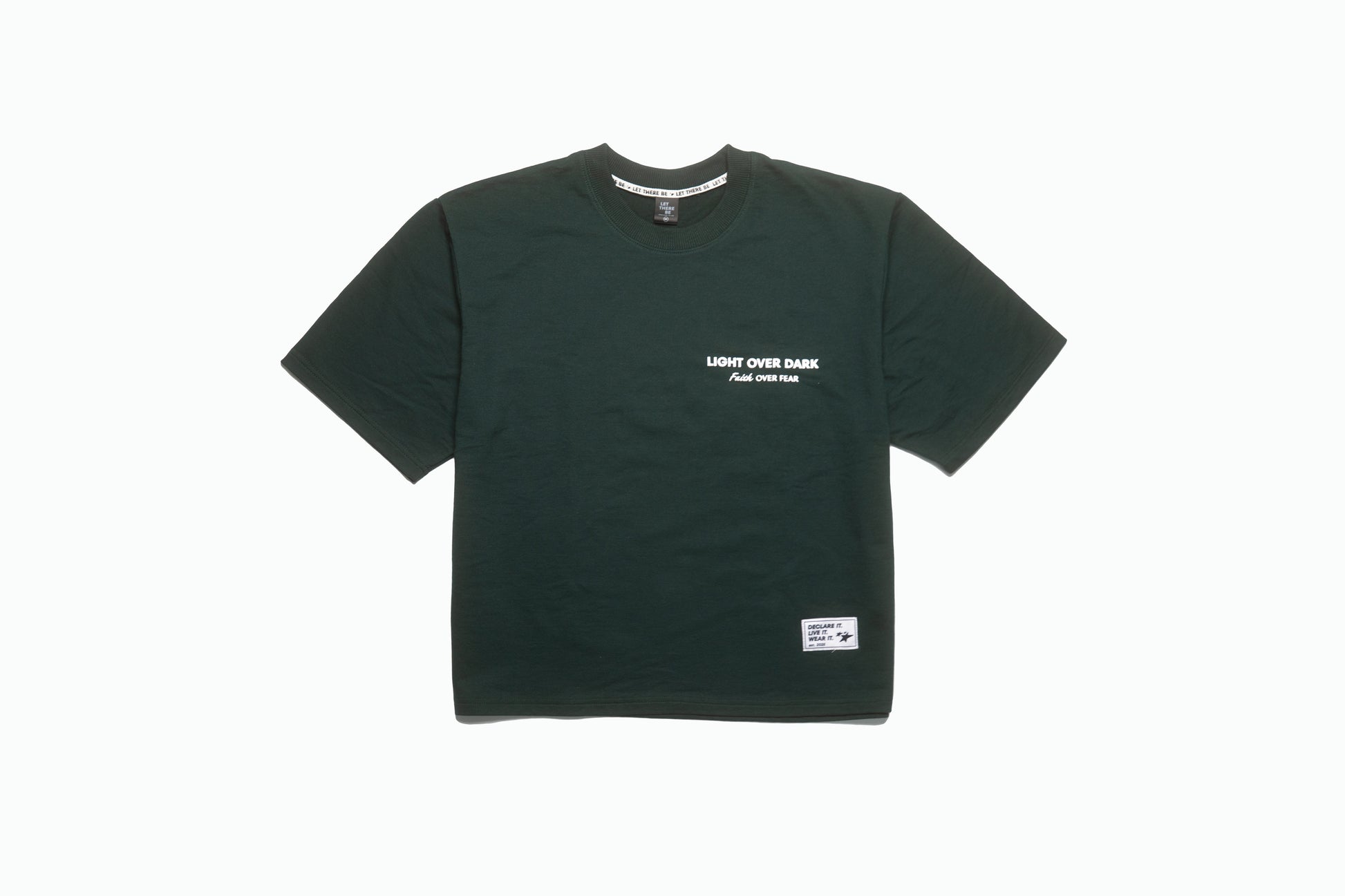 LIGHT OVER DARK Oversized Unisex Tee – Green