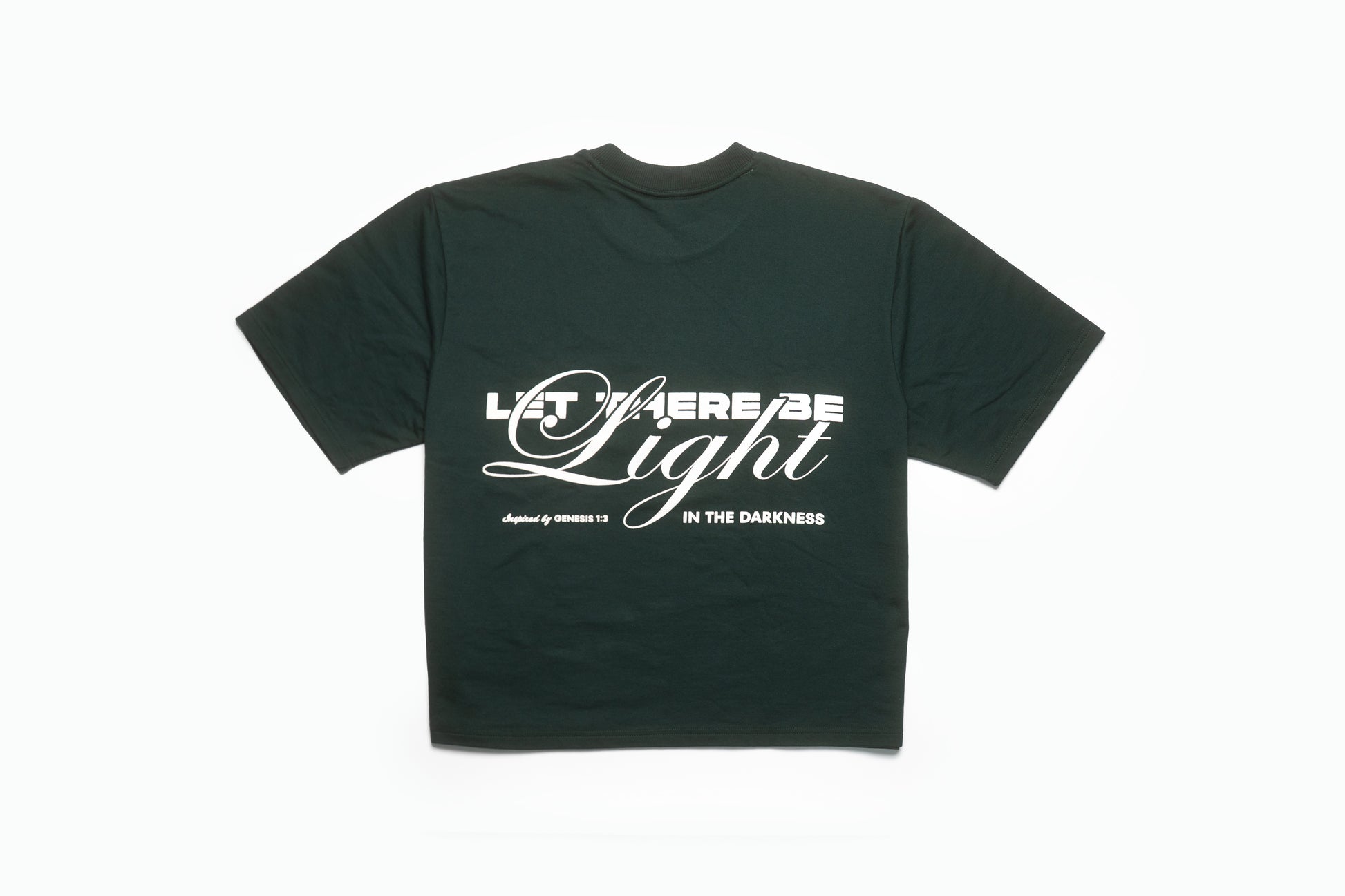 LIGHT OVER DARK Oversized Unisex Tee – Green