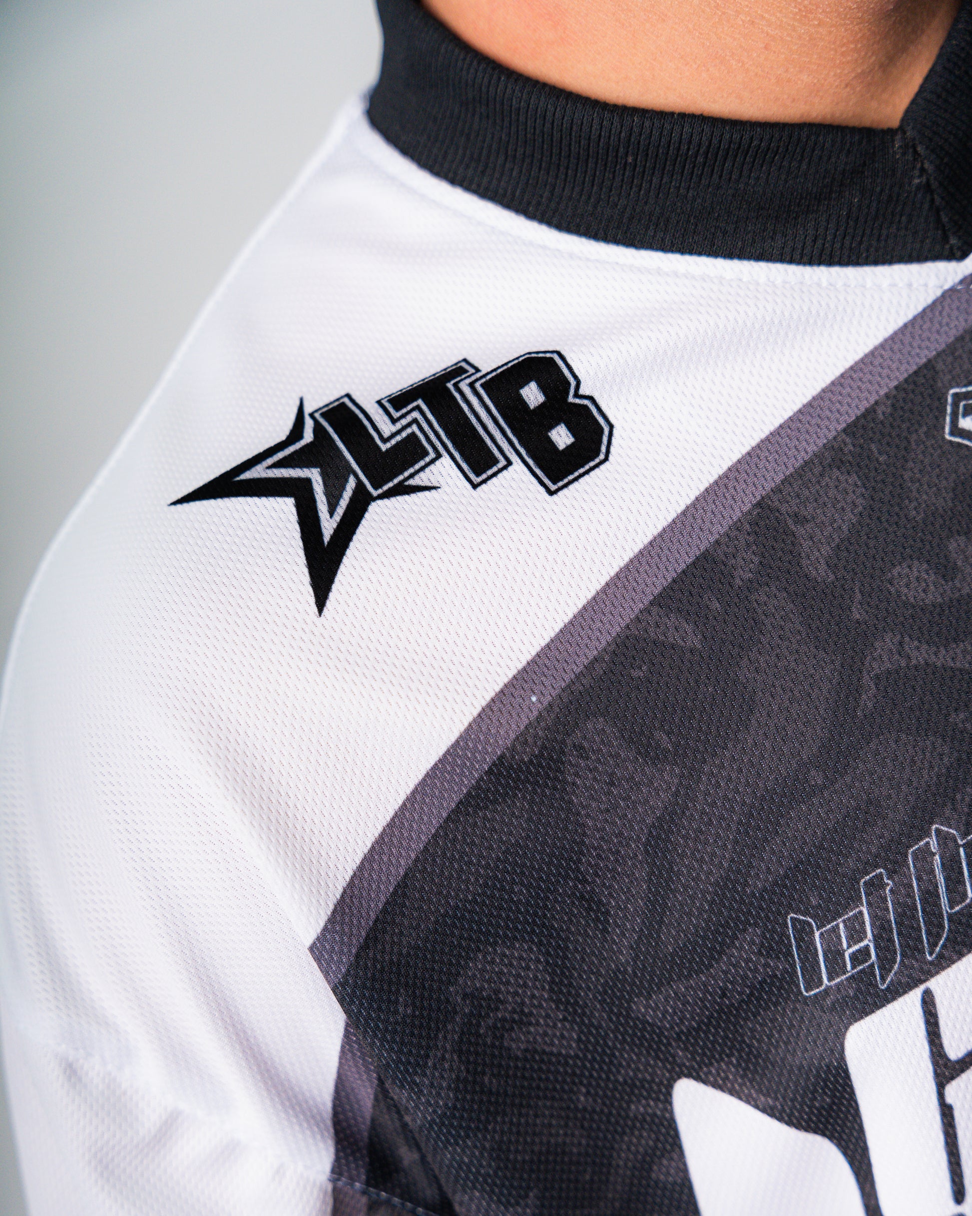 GOD'S LIGHT Football Black & White Unisex Jersey