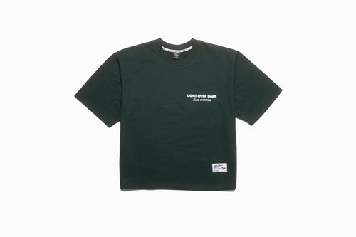 LIGHT OVER DARK Oversized Unisex Tee – Green
